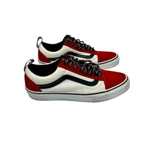 Vans Unisex Off The Wall Sidewall 500714 Red Casual Shoes Sneakers Size M8 W9.5